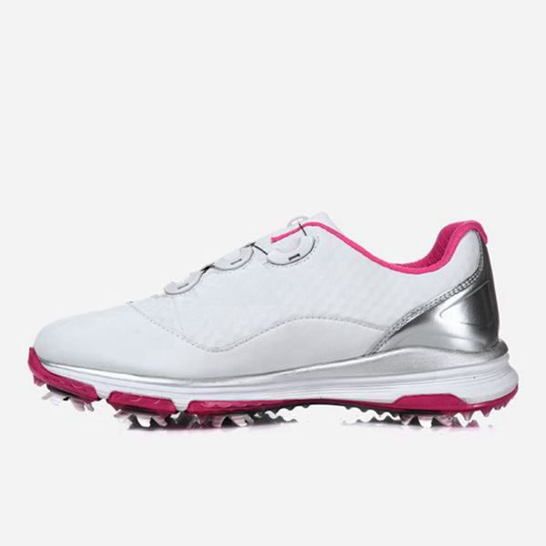 Zapato De Golf Fila Mujer Blancas / Plateadas - Dimple - España 146935FJX